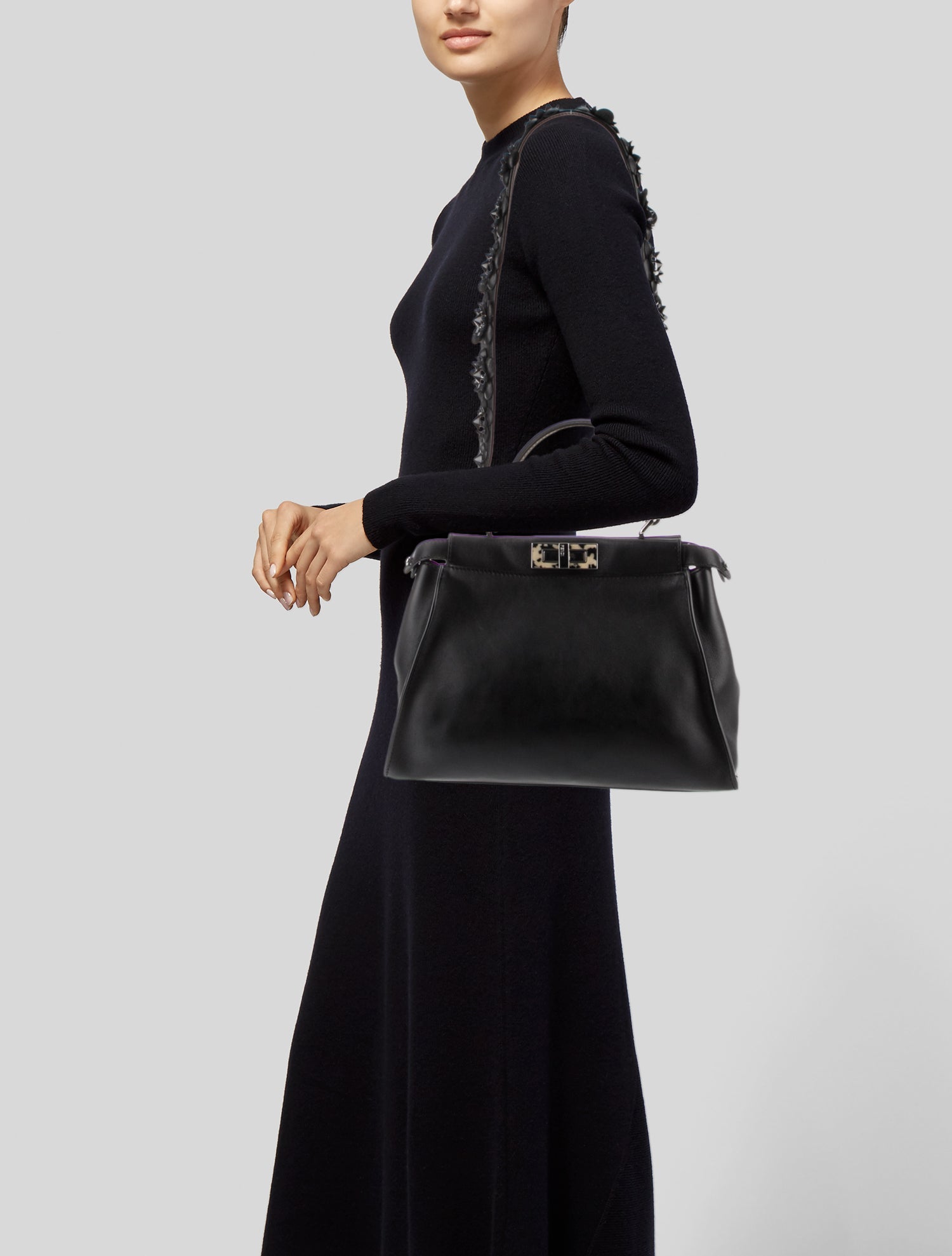 Fendi Rainbow Studs Peekaboo Medium