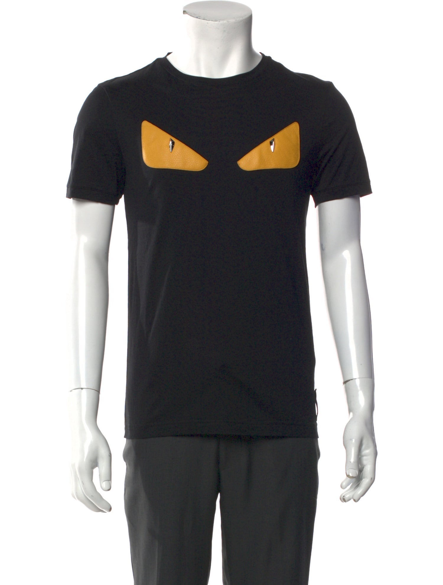 Fendi Monsters Motif Crew Neck T-Shirt