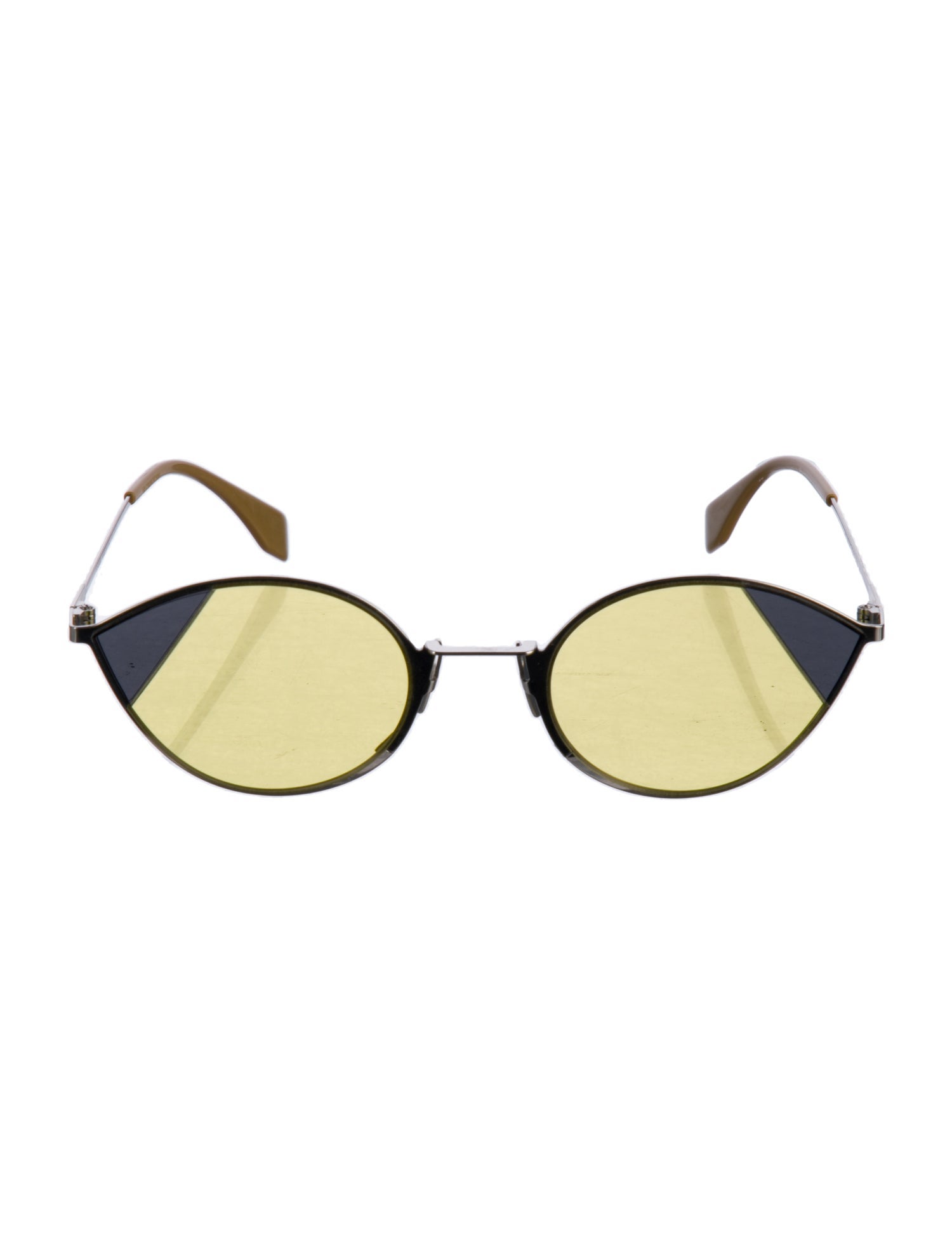 Fendi Cat-Eye Mirrored Sunglasses