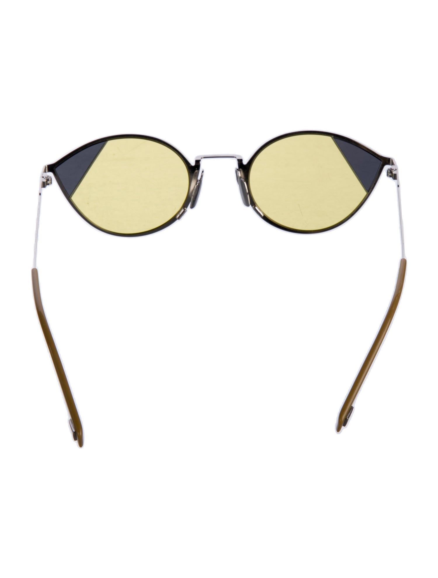 Fendi Cat-Eye Mirrored Sunglasses