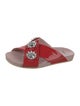 Fendi Patent Leather Studded Accents Slides