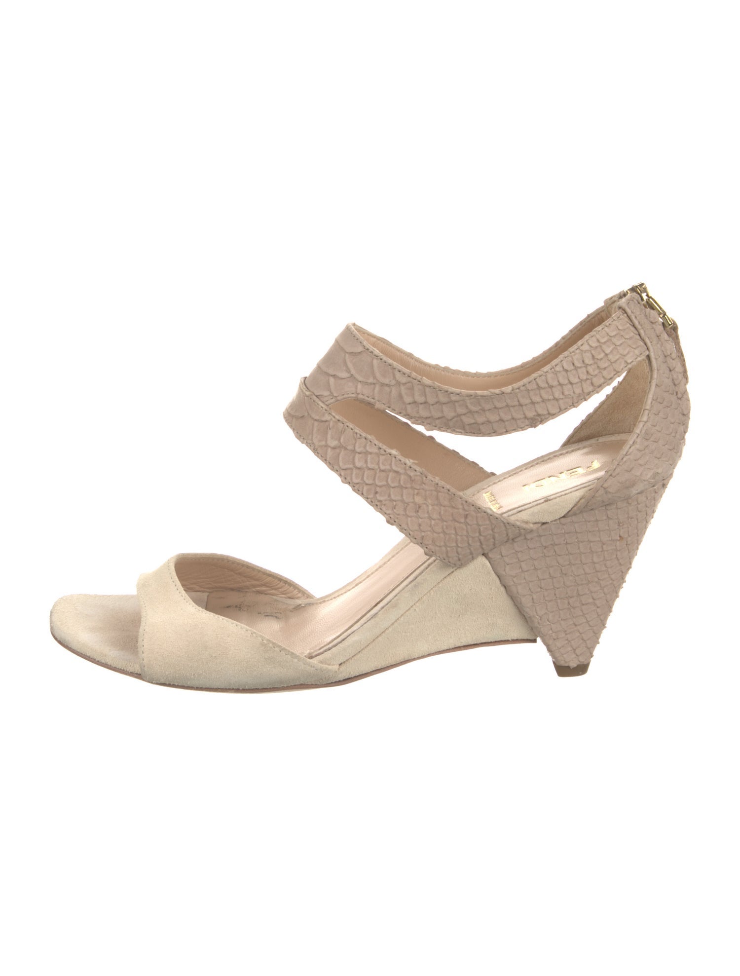 Fendi Suede Sandals