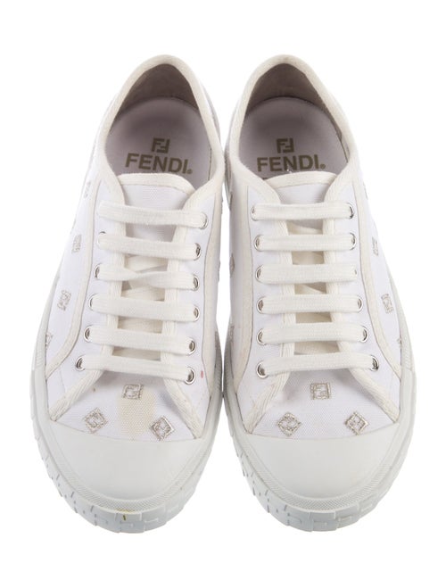 Fendi Zucca FF Logo Canvas Sneakers