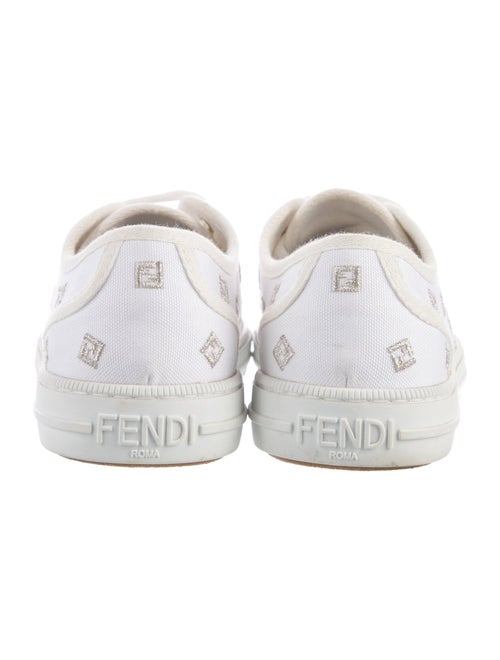 Fendi Zucca FF Logo Canvas Sneakers