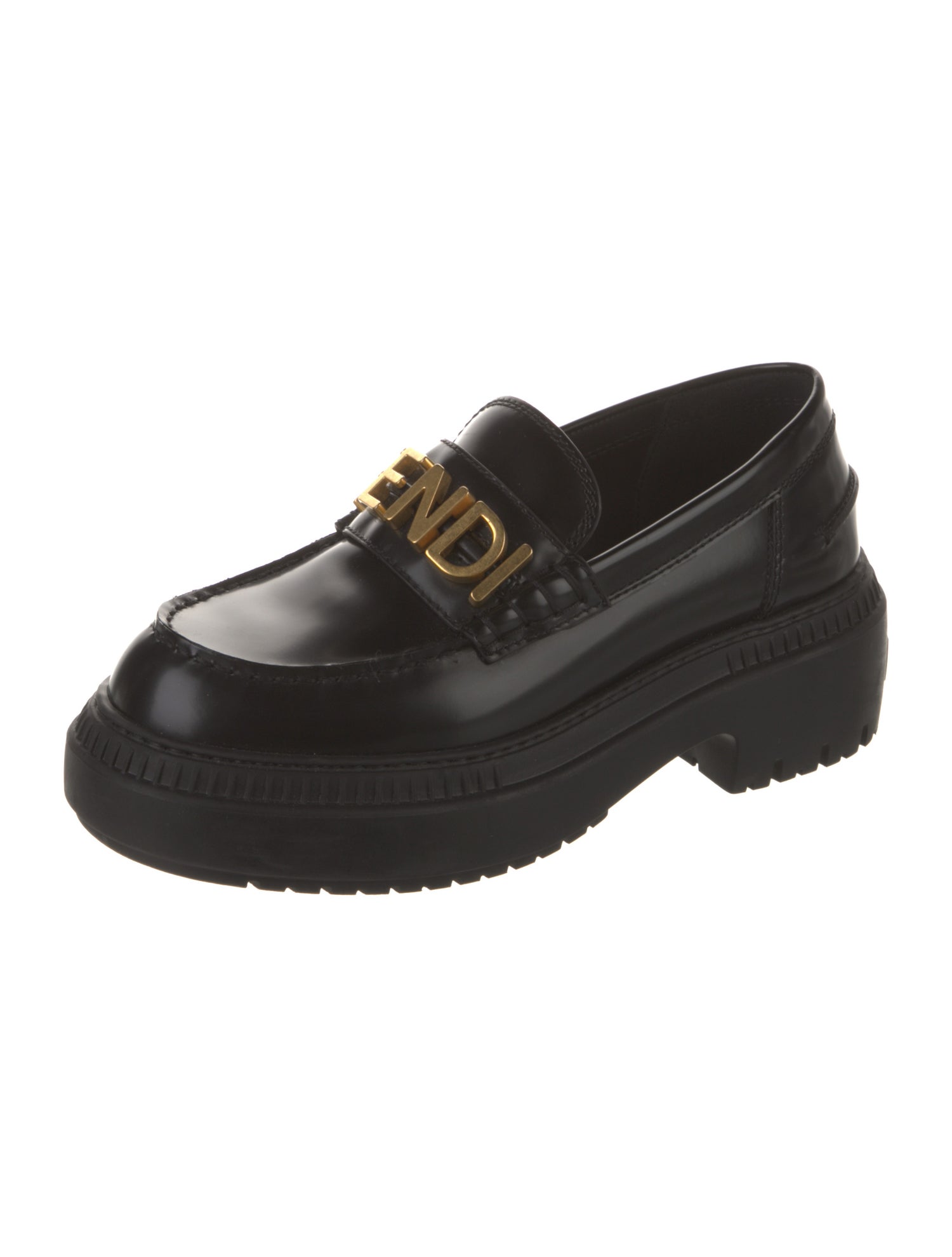 Fendi Leather Loafers