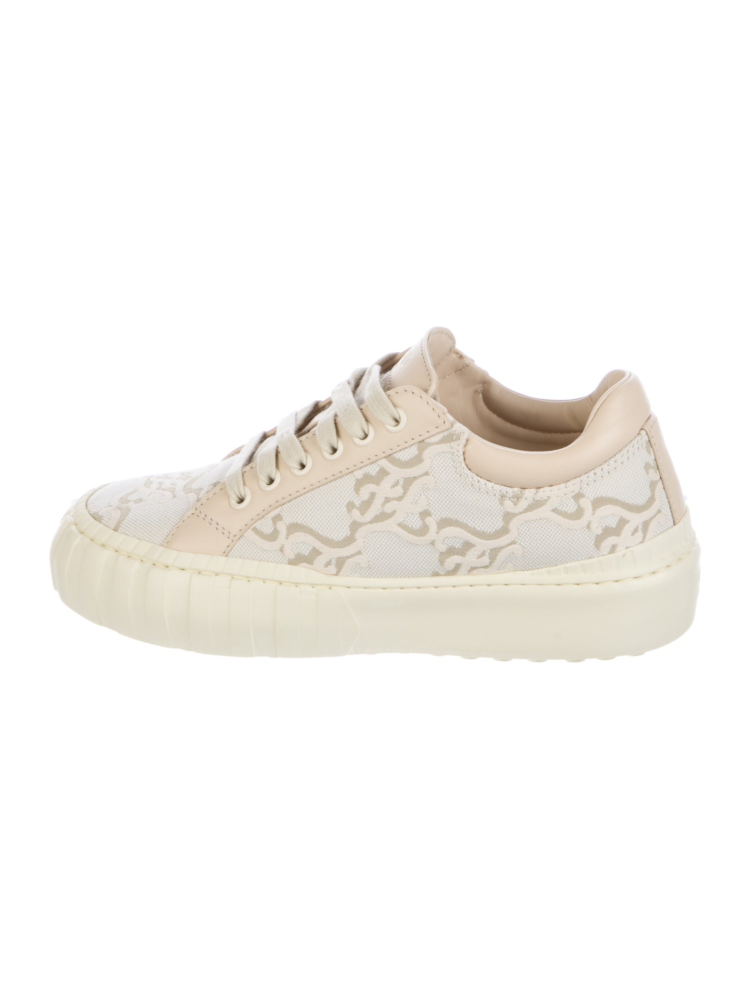 Fendi Zucca FF Logo Canvas Sneakers