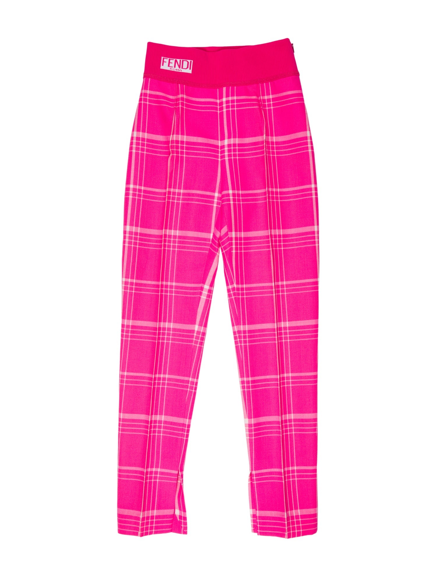 Fendi Virgin Wool Straight Leg Pants