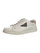 Fendi Monsters Motif Leather Sneakers