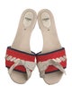 Fendi Printed Bow Accents Slides