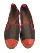 Fendi Pequin Pattern Canvas Espadrilles