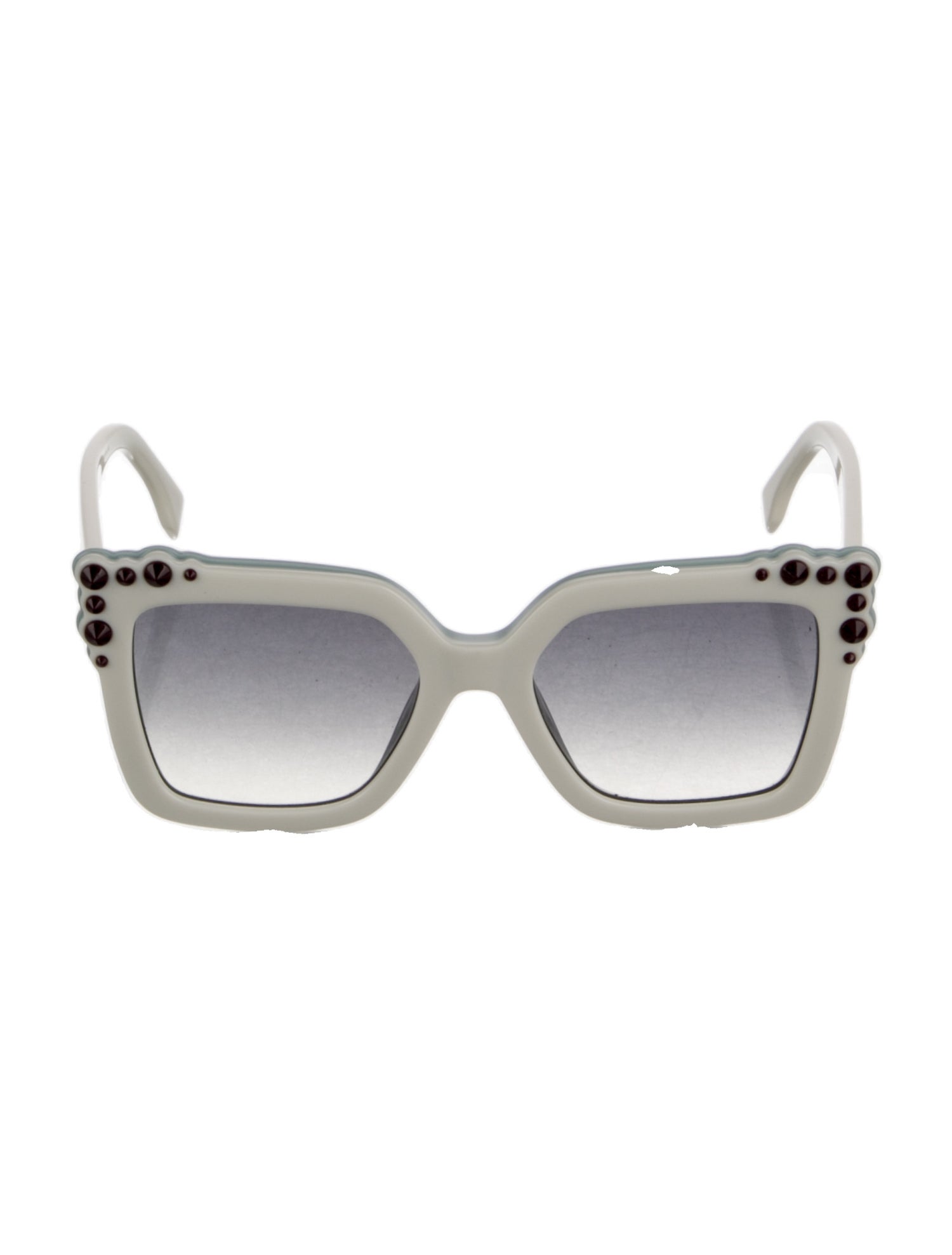 Fendi Spike Accents Wayfarer Sunglasses