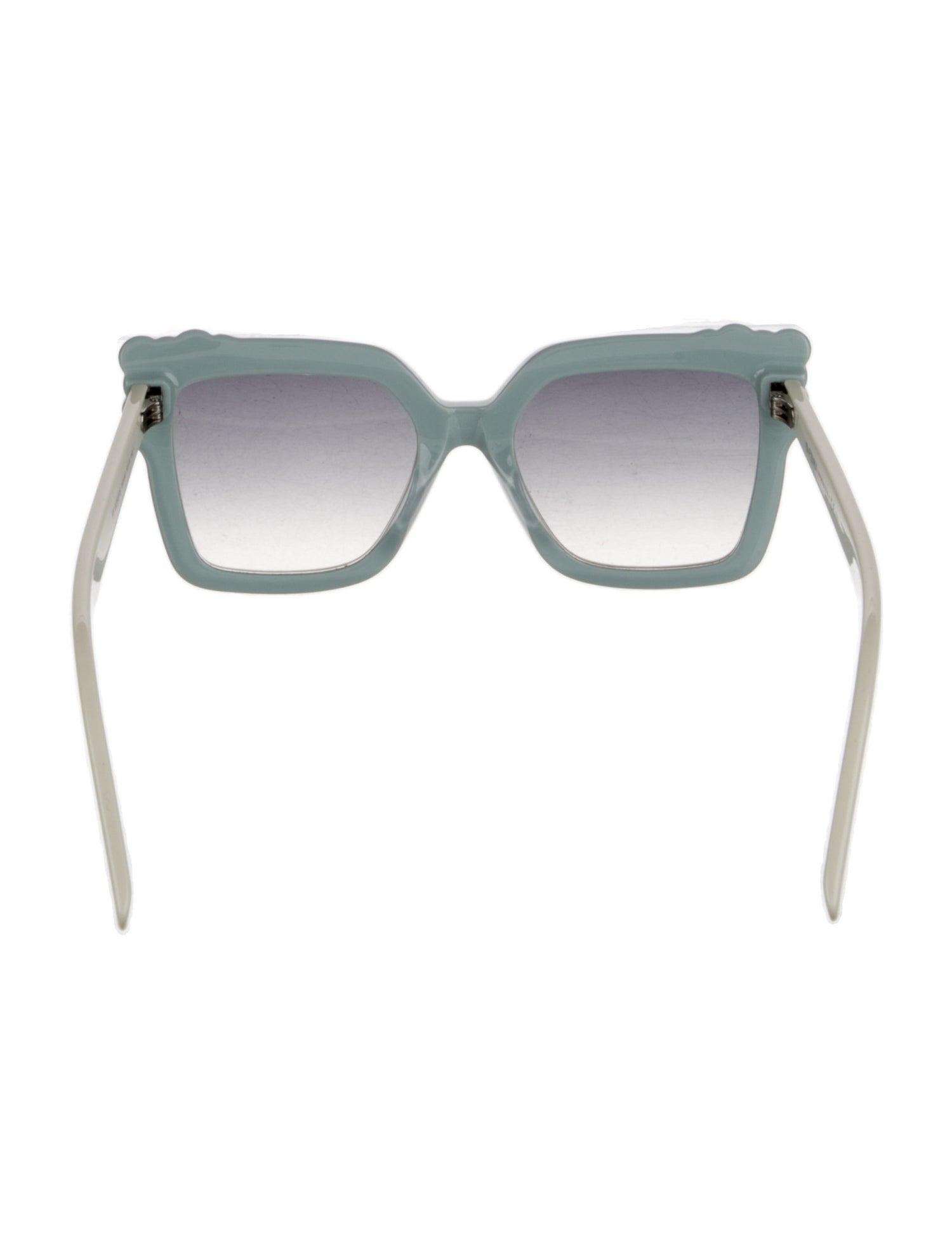 Fendi Spike Accents Wayfarer Sunglasses