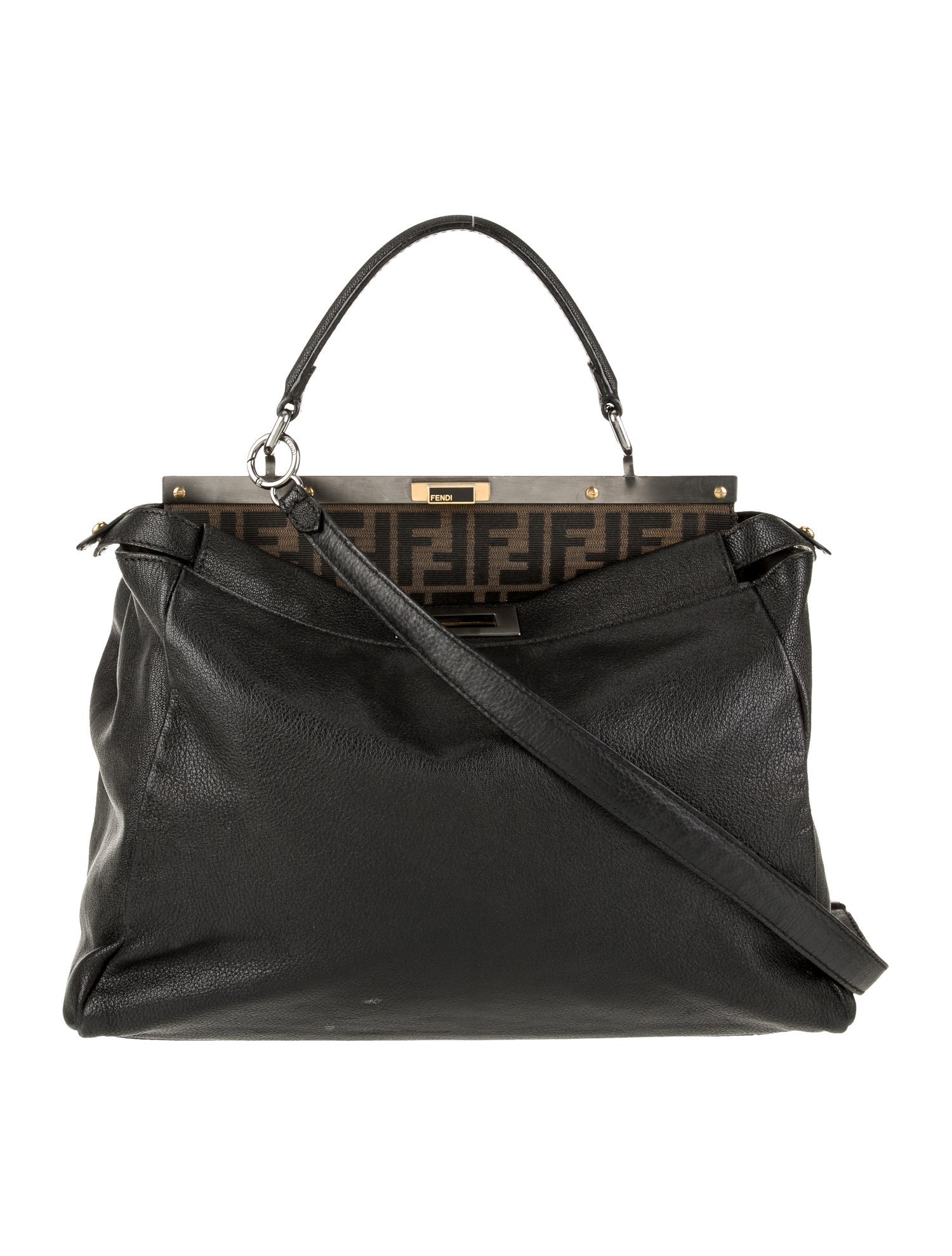 Fendi Leather Peekaboo Large