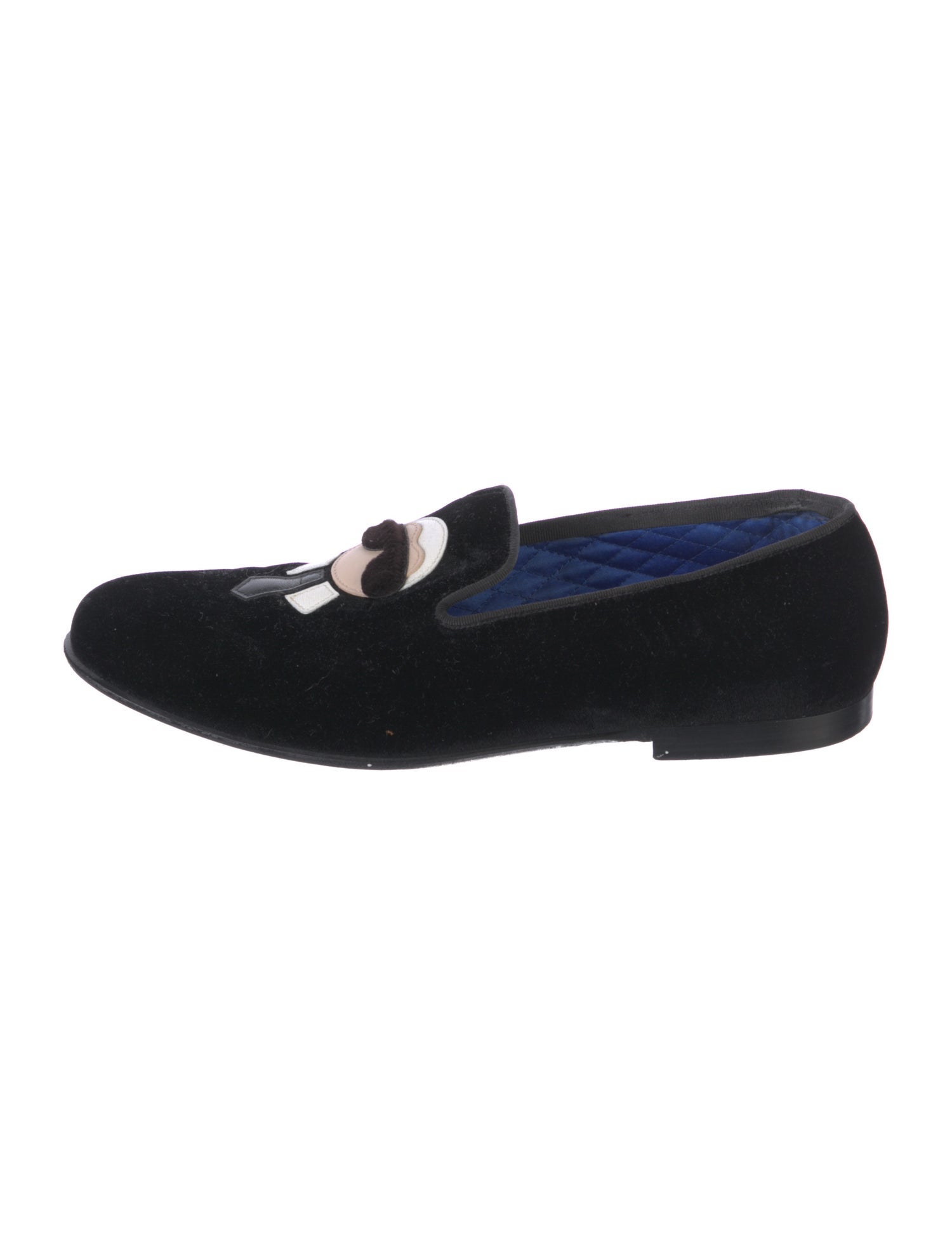 Fendi Velvet Slippers