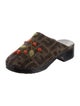 Fendi Printed Mules