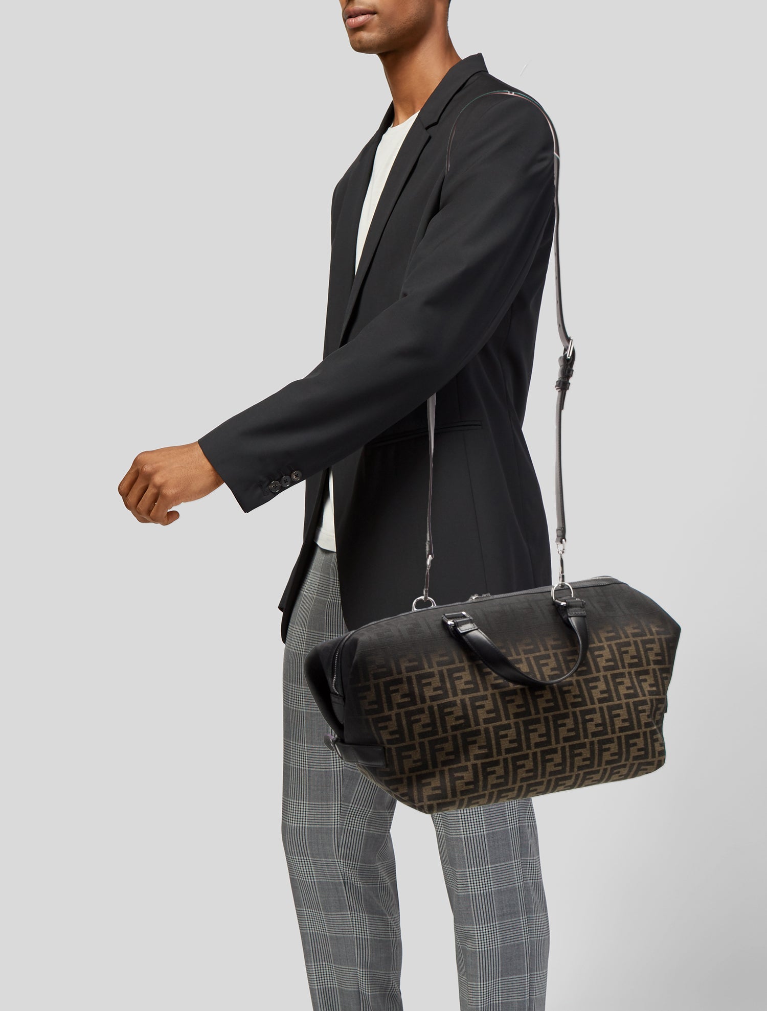 Fendi Zucca FF Messenger Bag