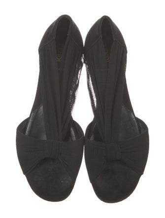 Fendi Mesh D'Orsay Flats
