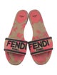 Fendi Canvas Printed Slides