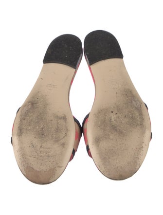 Fendi Canvas Printed Slides