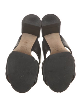 Fendi Zucca FF Logo Leather Slides