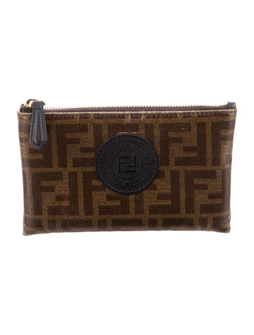 Fendi Zucca FF Logo Printed Wallet