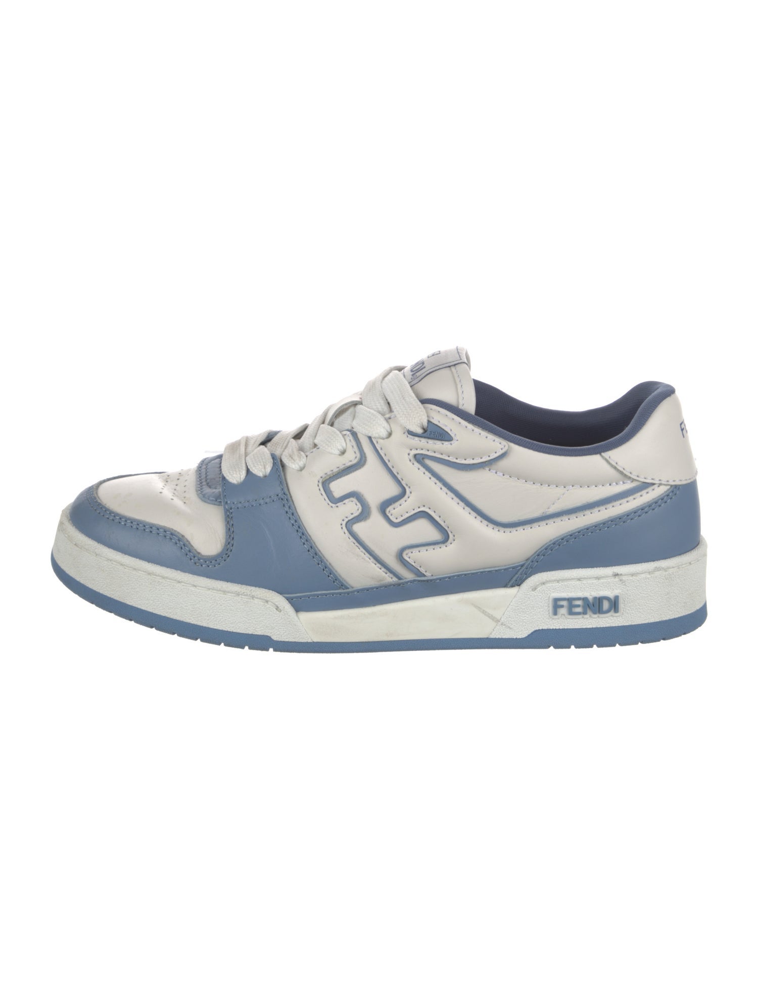 Fendi Zucca FF Logo Leather Sneakers