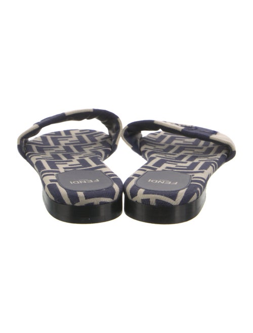 Fendi Canvas Printed Slides