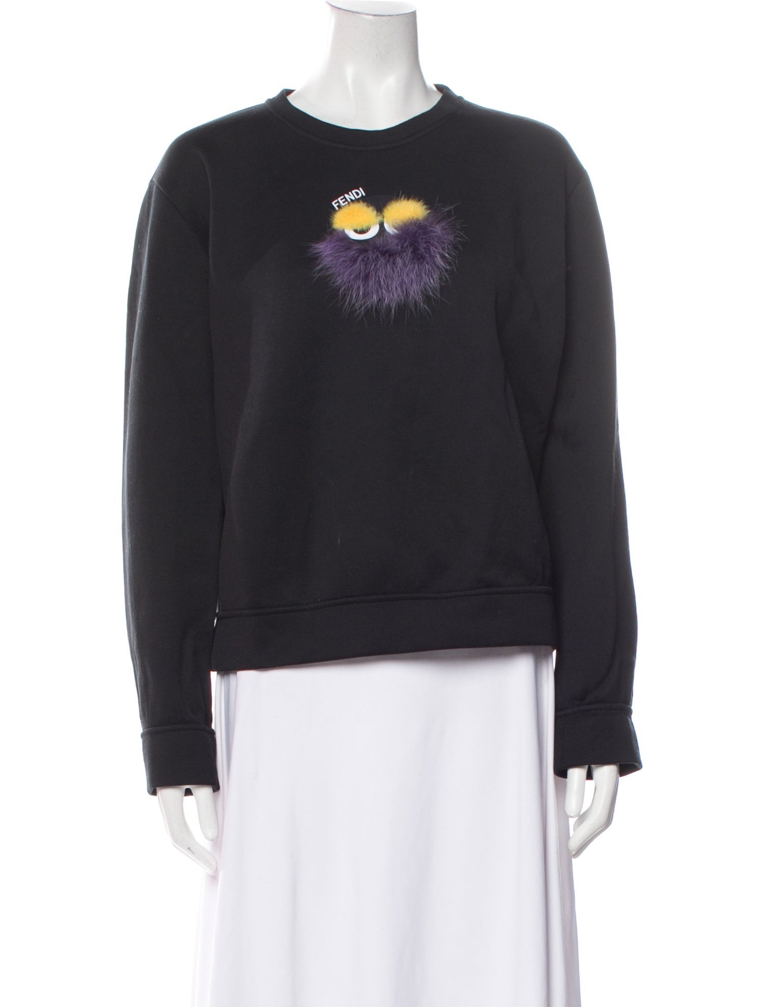 Fendi Graphic Print Crew Neck Sweatshirt