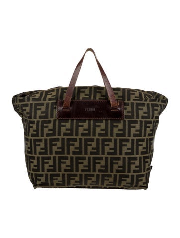 Fendi Handle Bags Canvas Top Bag