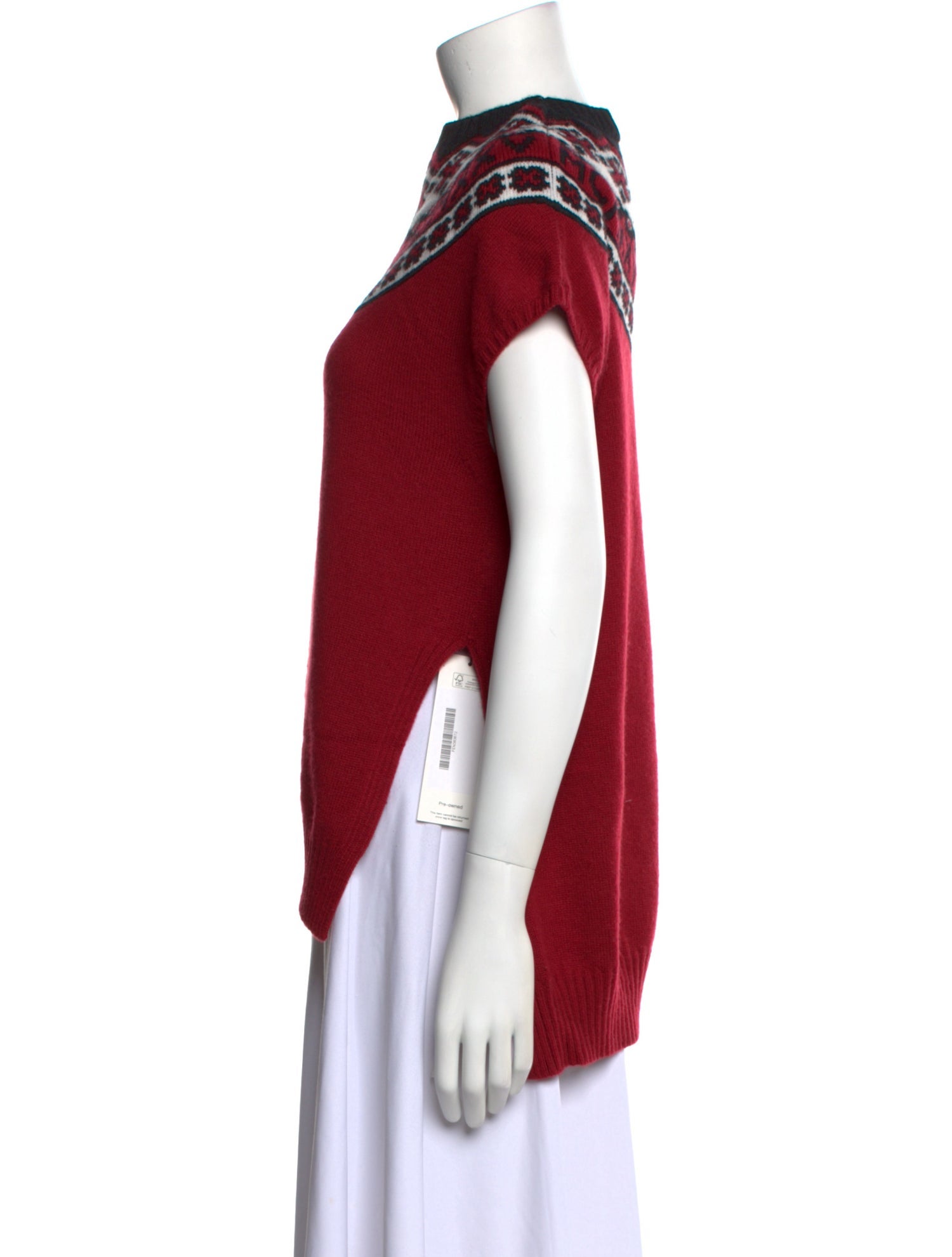 Fendi Wool Printed Sweater