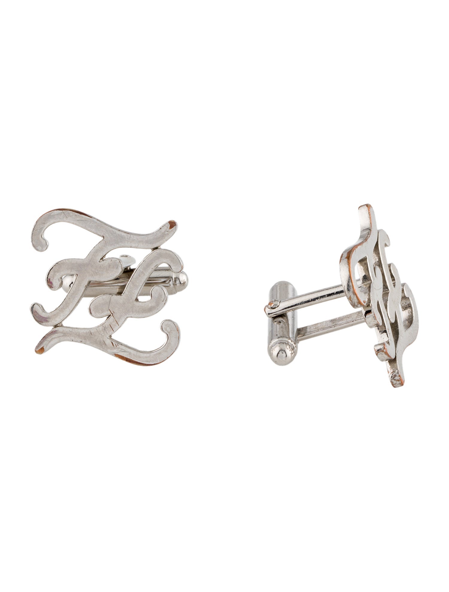 Fendi Kaligraphy Cufflinks