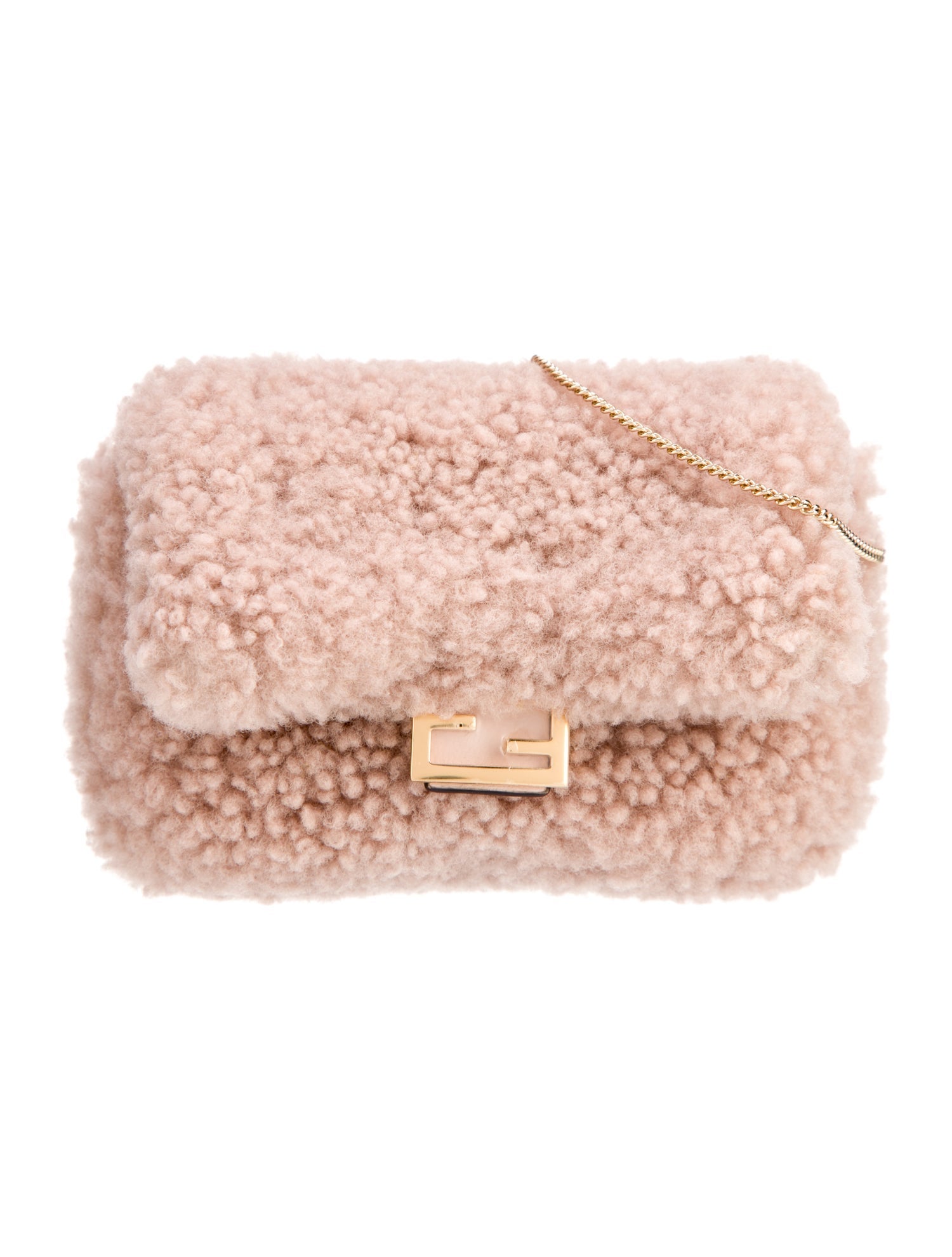 Fendi Shearling Baguette Nano
