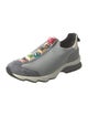 Fendi Neoprene Colorblock Pattern Sneakers