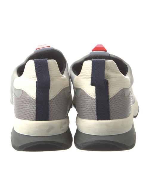 Fendi Neoprene Colorblock Pattern Sneakers
