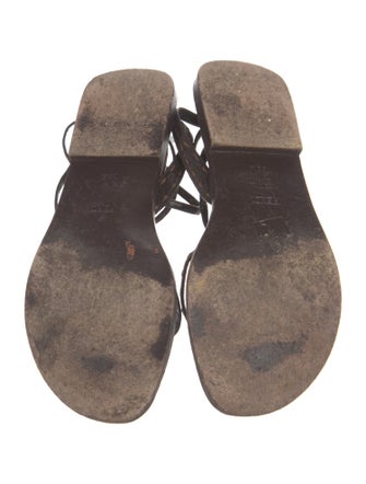 Fendi Leather Gladiator Sandals