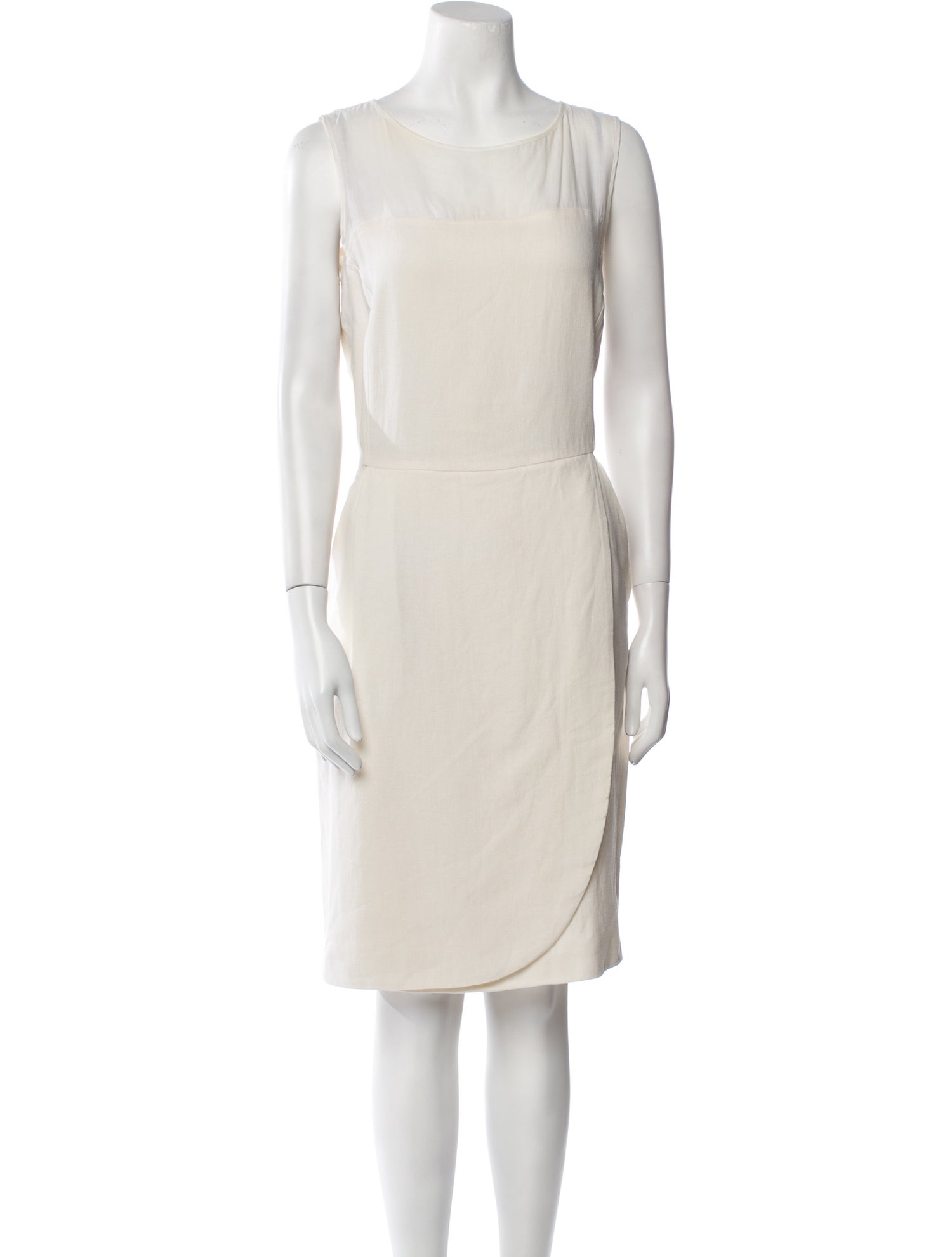Fendi Linen Knee-Length Dress
