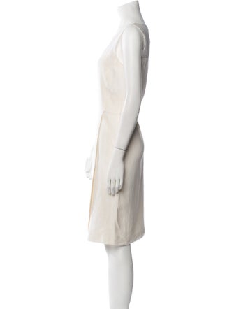 Fendi Linen Knee-Length Dress