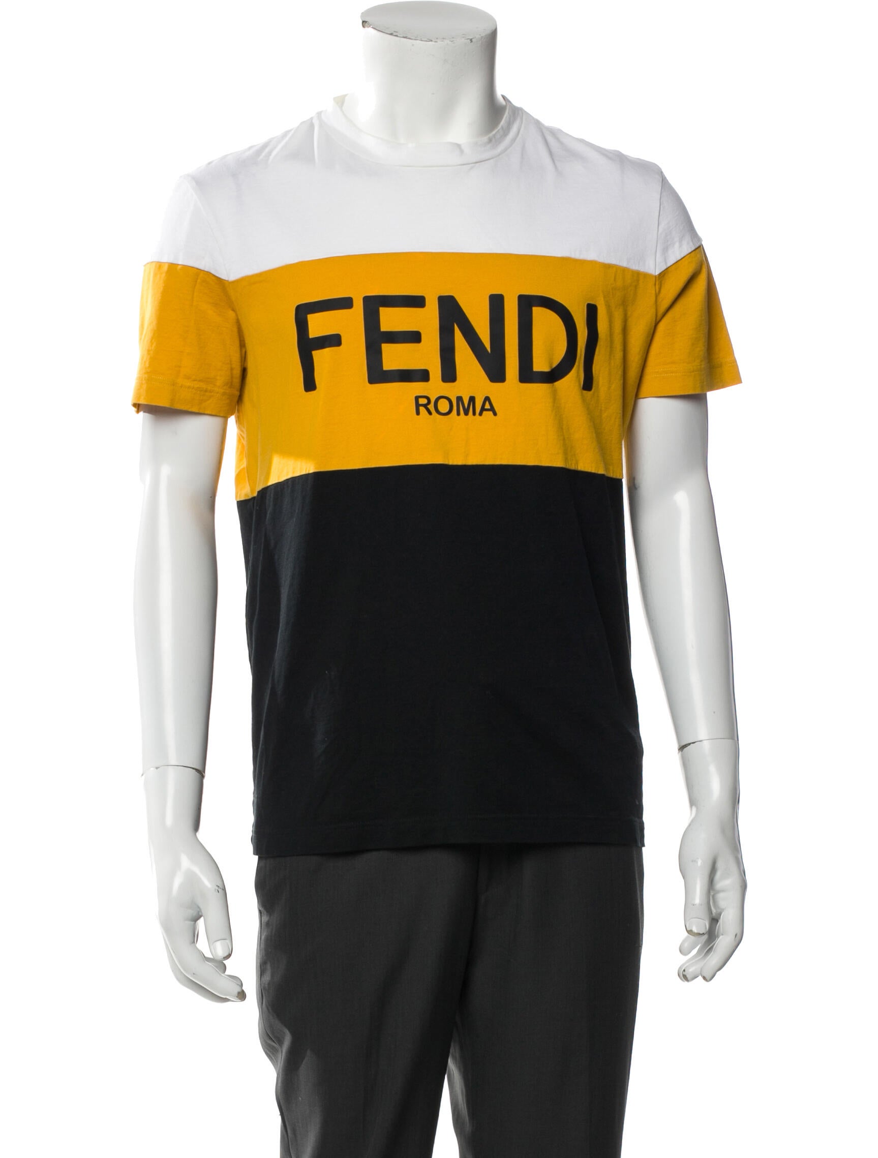 Fendi Graphic Print Crew Neck T-Shirt