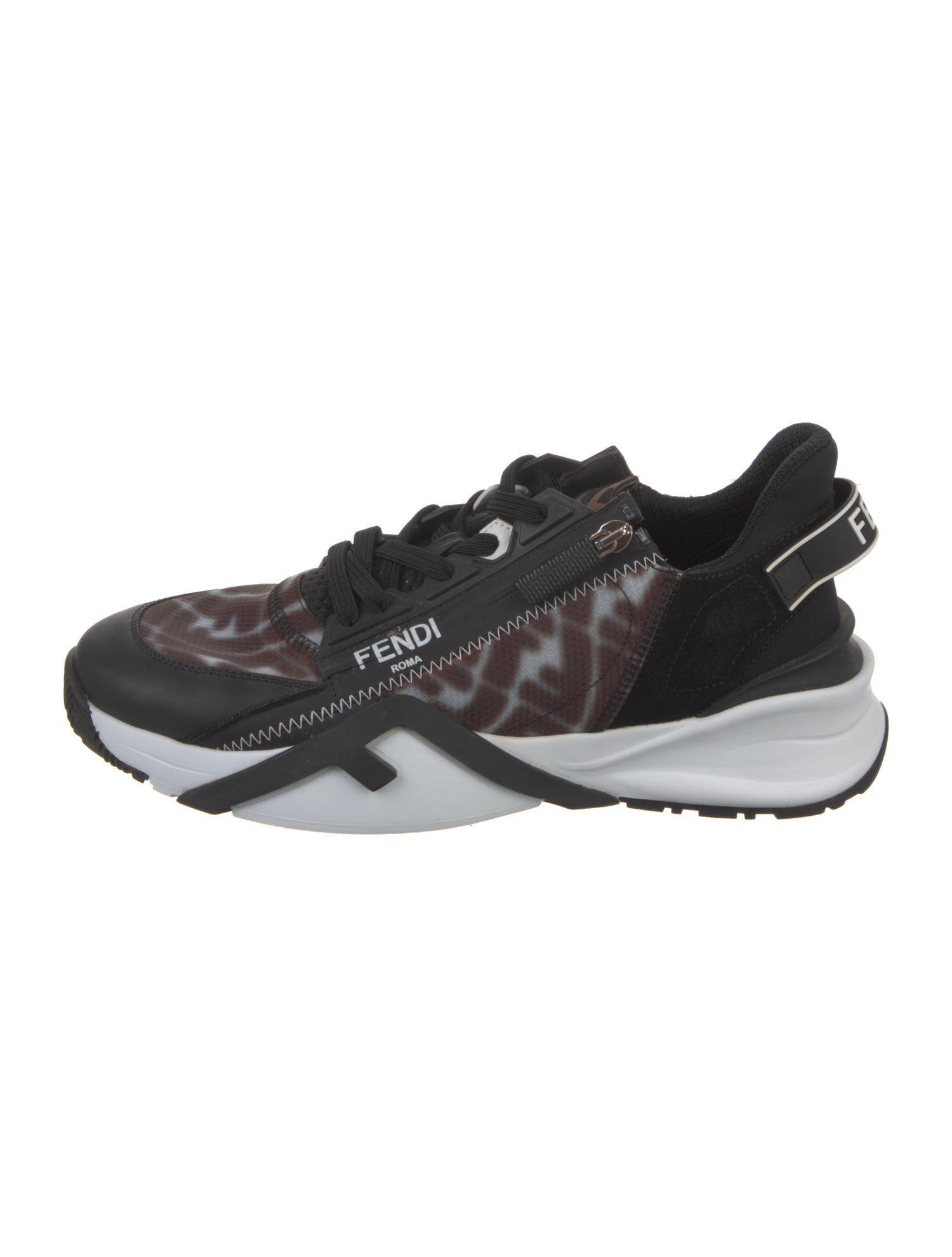 Fendi Zucca FF Logo Printed Athletic Sneakers