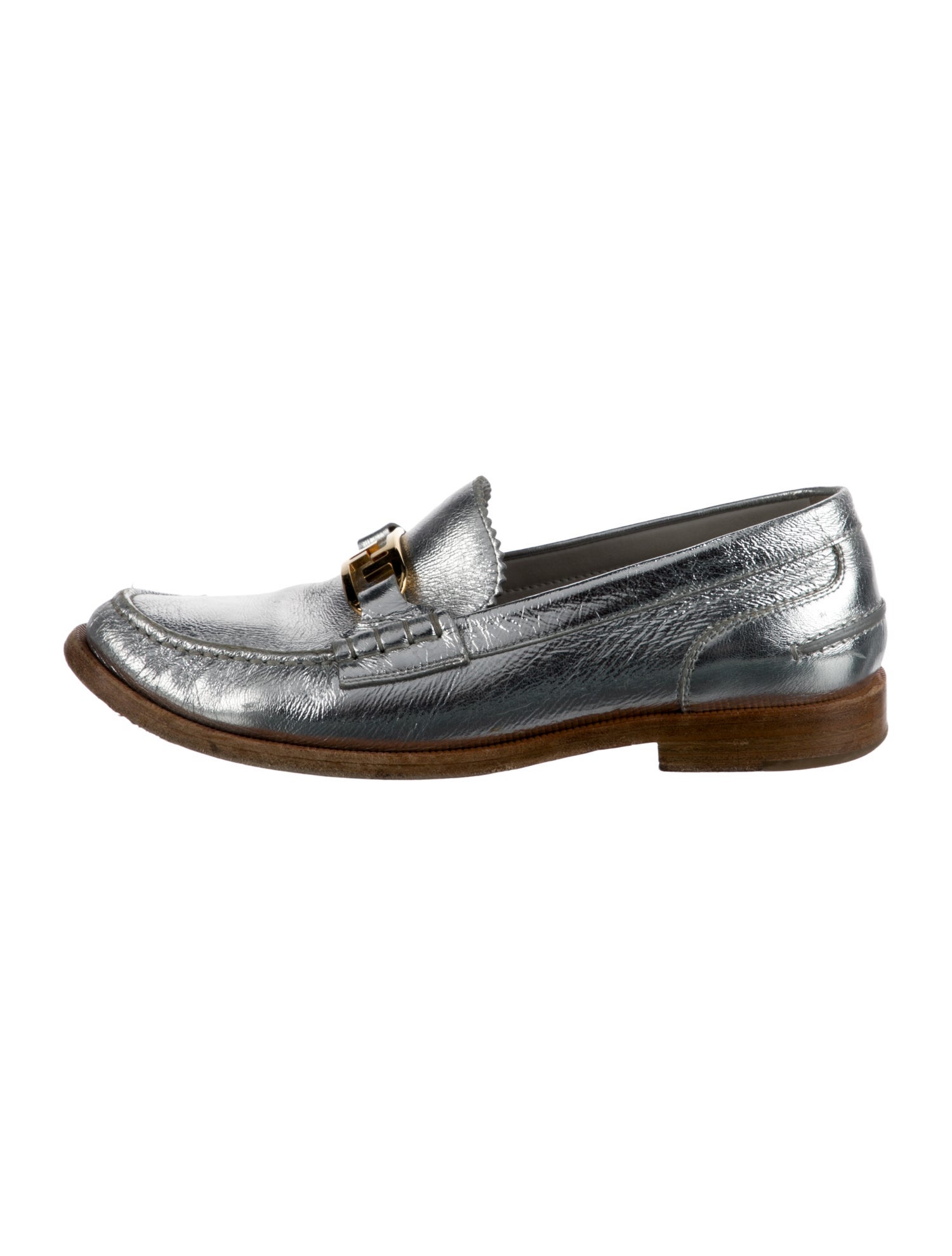 Fendi Leather Loafers