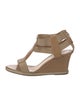 Fendi Patent Leather T-Strap Sandals
