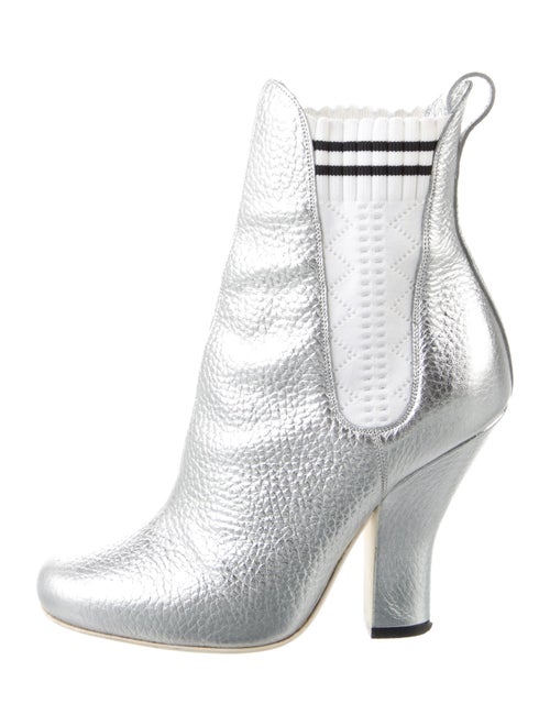 Fendi Leather Sock Boots