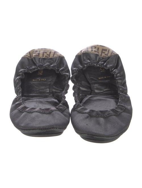 Fendi Graphic Print Ballet Flats