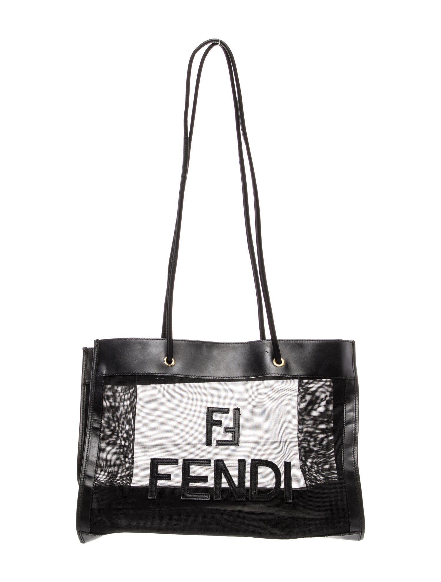 Fendi Mesh Nylon Tote Vintage
