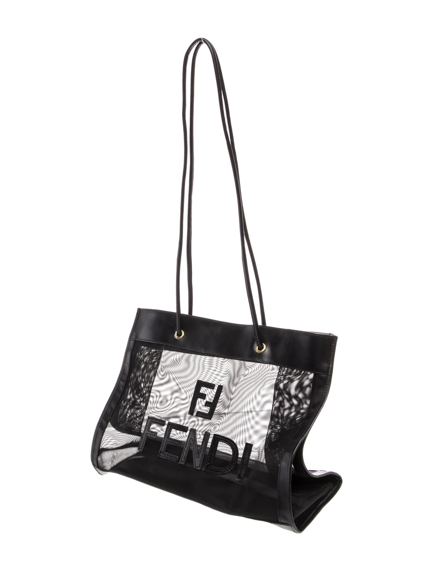 Fendi Mesh Nylon Tote Vintage
