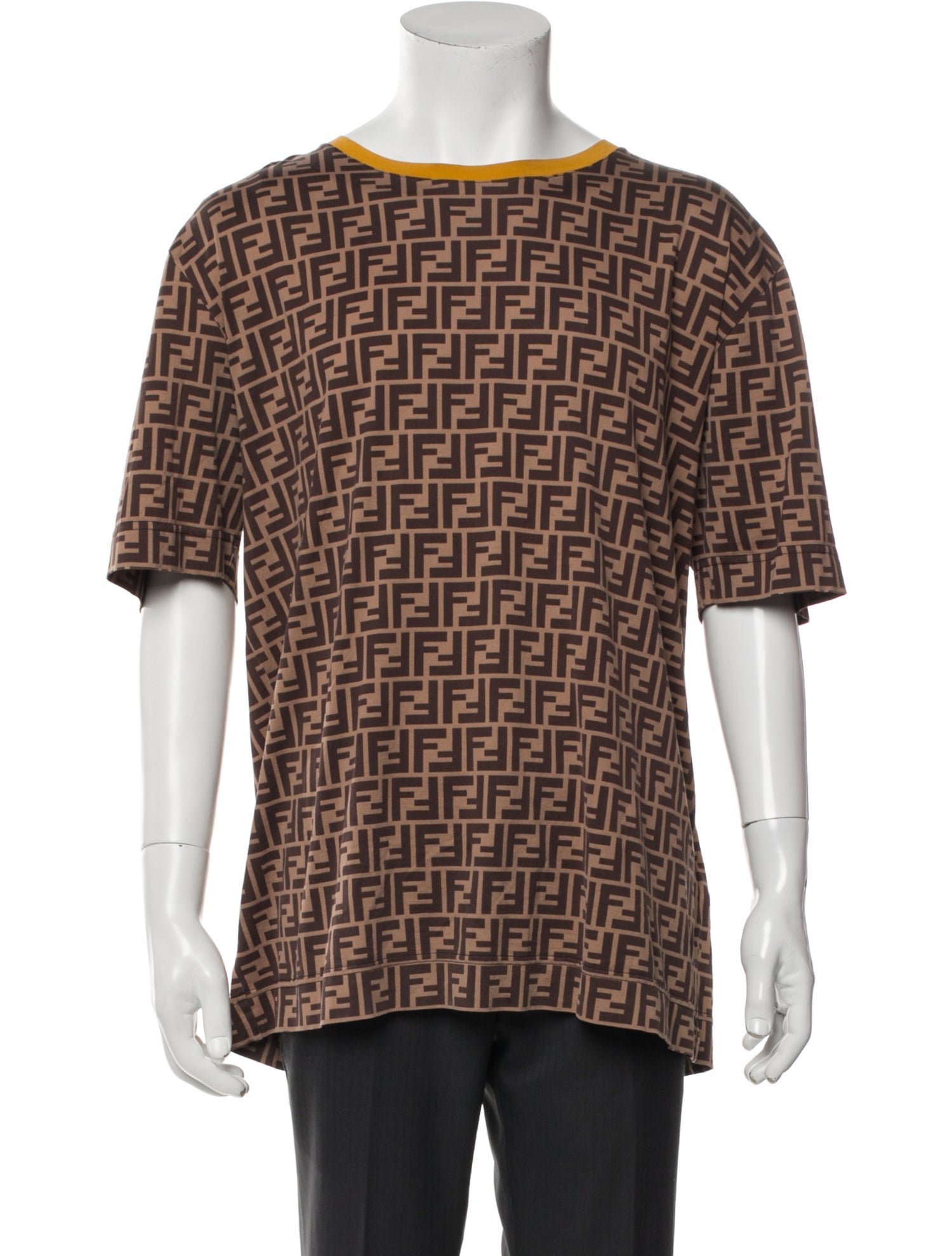 Fendi Zucca FF Logo Printed T-Shirt