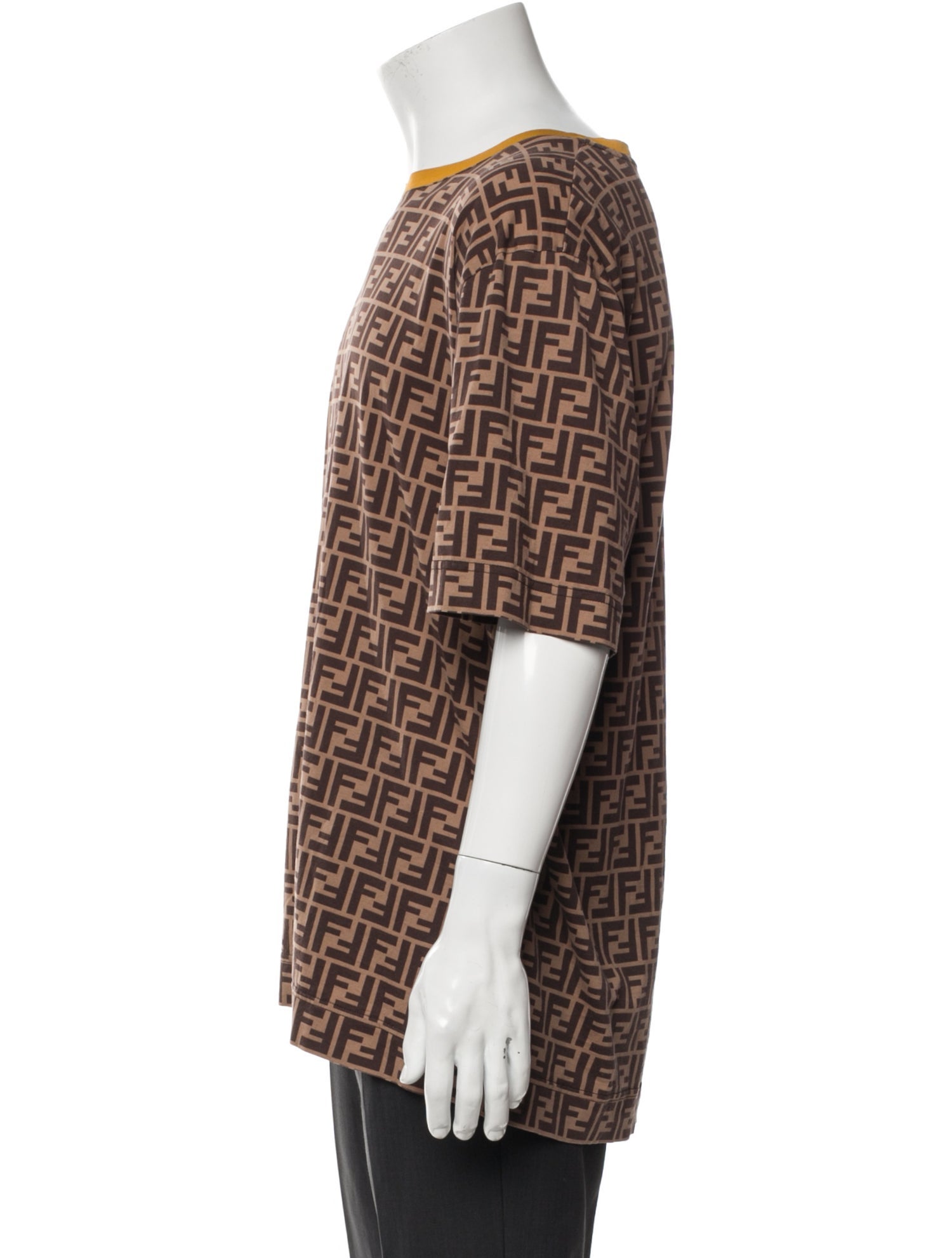 Fendi Zucca FF Logo Printed T-Shirt