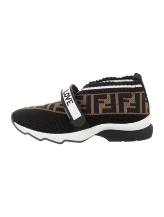 Fendi Zucca FF Logo Printed Sock Sneakers