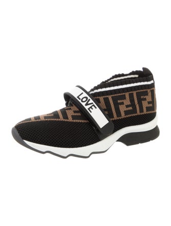 Fendi Zucca FF Logo Printed Sock Sneakers