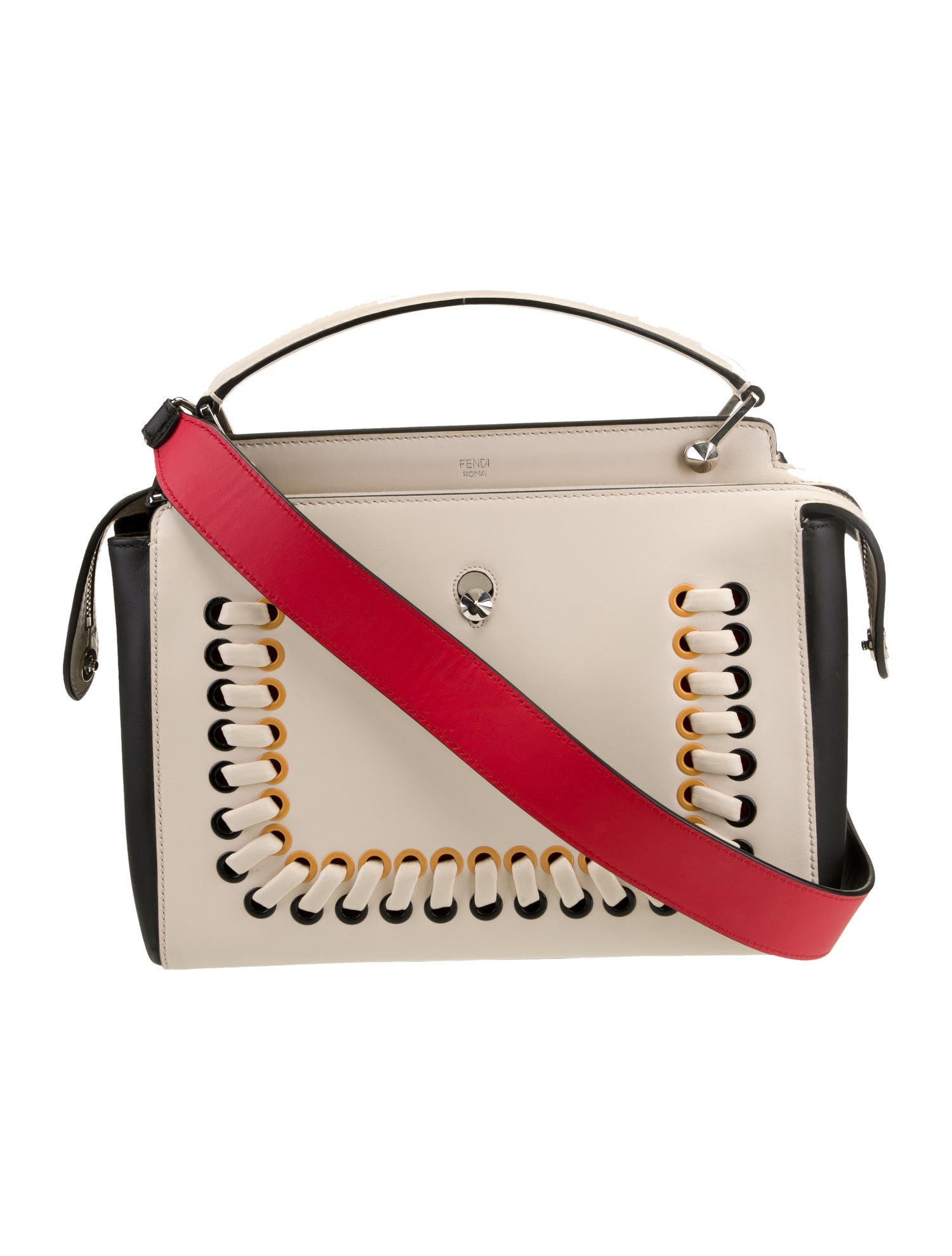 Fendi Nano Peekaboo Maxi Python Handle Bag w/Tags - Mini